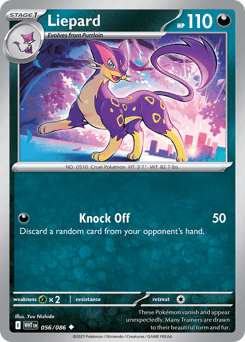 Pokemon Liepard Uncommon White Flare - RareNexus TCG