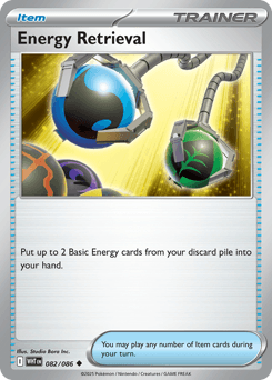 Pokemon Energy Retrieval Uncommon White Flare - RareNexus TCG