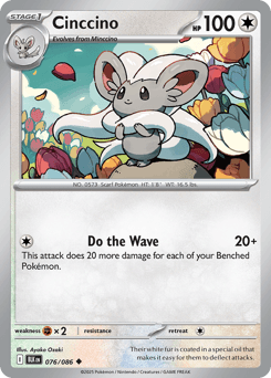 Pokemon Cinccino Uncommon Black Bolt - RareNexus TCG