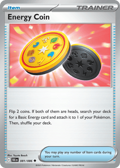 Pokemon Energy Coin Uncommon Black Bolt - RareNexus TCG