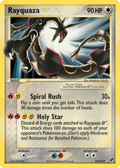 Gold Star Rayquaza