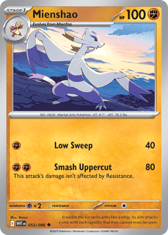 Pokemon Mienshao Uncommon White Flare - RareNexus TCG