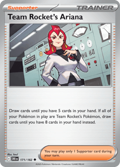 Pokemon Team Rocket's Ariana Uncommon Destined Rivals - RareNexus TCG