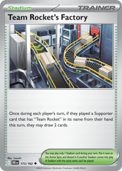 Pokemon Team Rocket's Factory Uncommon Destined Rivals - RareNexus TCG