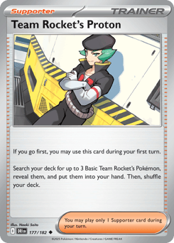 Pokemon Team Rocket's Proton Uncommon Destined Rivals - RareNexus TCG