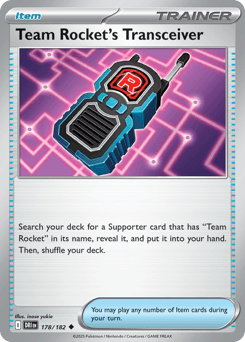 Pokemon Team Rocket's Transceiver Uncommon Destined Rivals - RareNexus TCG