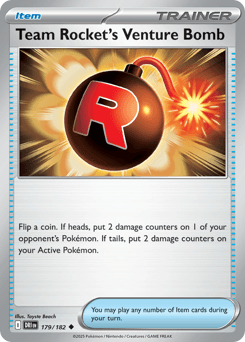 Pokemon Team Rocket's Venture Bomb Uncommon Destined Rivals - Buy at RareNexus