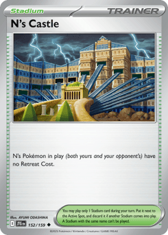 Pokemon N's Castle Uncommon Journey Together - RareNexus TCG
